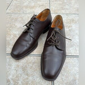 Trussardi leather shoes men size 5.5